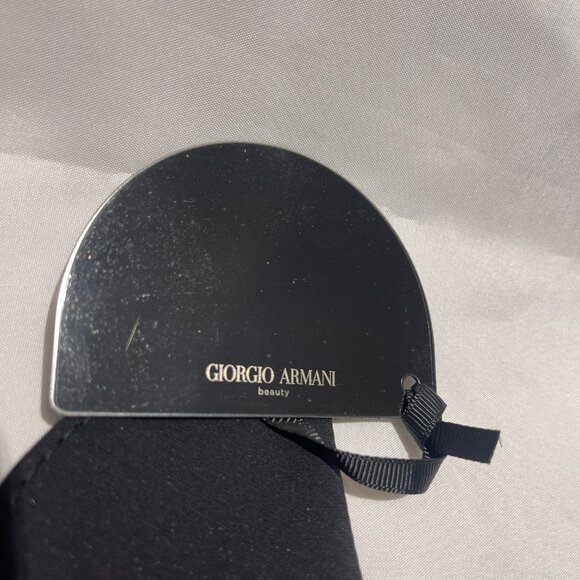 NWT Giorgio Armani Beauty Pocket Mirror Compact Makeup Mirror With Case - Picture 4 of 8